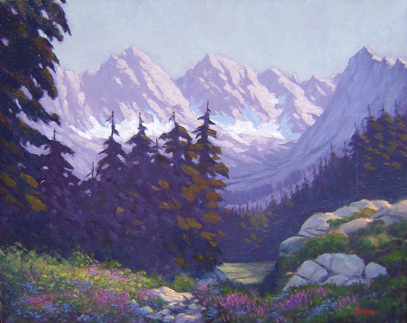 Sabrina Basin in the Sierra Nevada Mountains